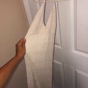 White lace summer dress / swim cover up